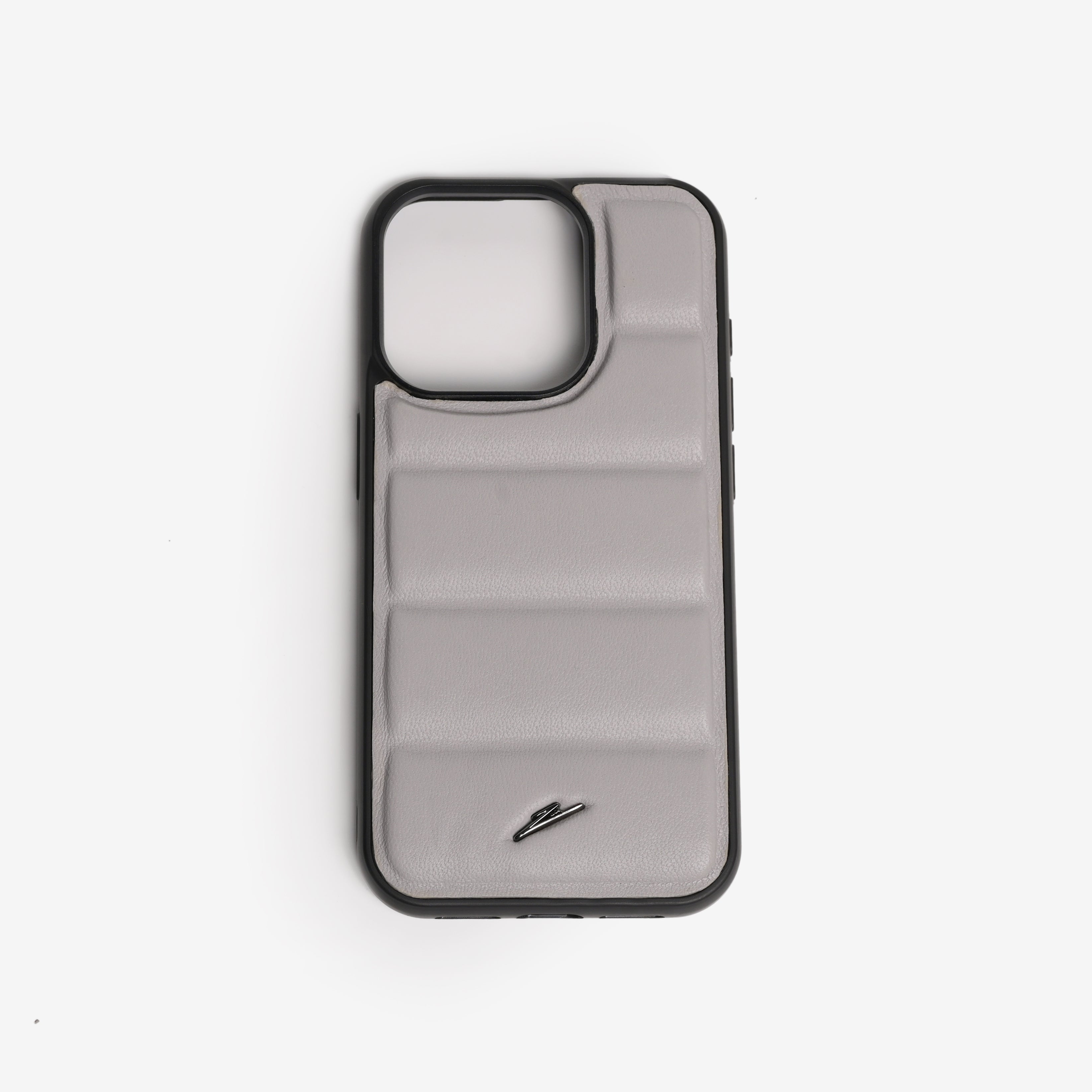 iPhone 15 Series Leather Case (Grey)